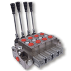 Hydraulic 5 Spools Sectional Lever Directional Valves Hydraulische 5 Spulel-Sektionshebel-Wegventile Hidrolik 5 Dilimli Kumanda Kollari